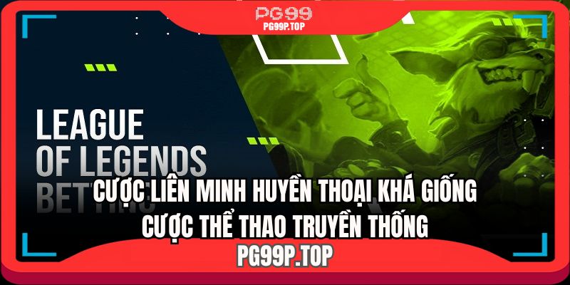 Cách cược khá tương tự với bet thể thao